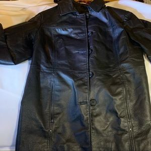 Black pleather jacket